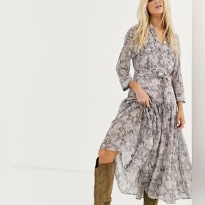 Midi Dress All Saints Snake Dress Allsaints Melody Tempest Snake